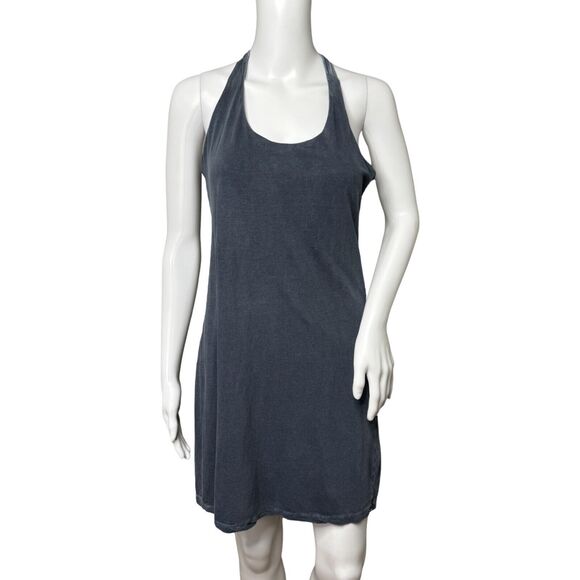 James Perse Dress‎ Womens Medium Gray Racer Tank Dress Casual Neutral Minimalist - Picture 1 of 8